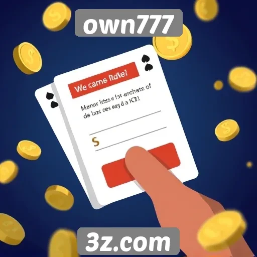 Facilidade de depósitos e saques no own777