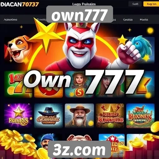 Exploração dos jogos populares disponíveis no own777