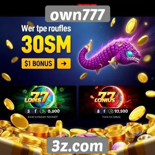 Promoções e bônus oferecidos pelo own777