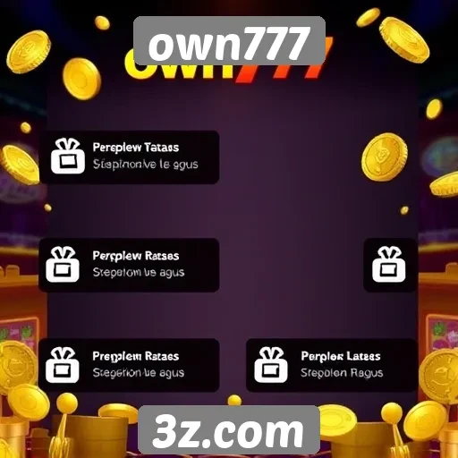 Análise das funcionalidades do site own777